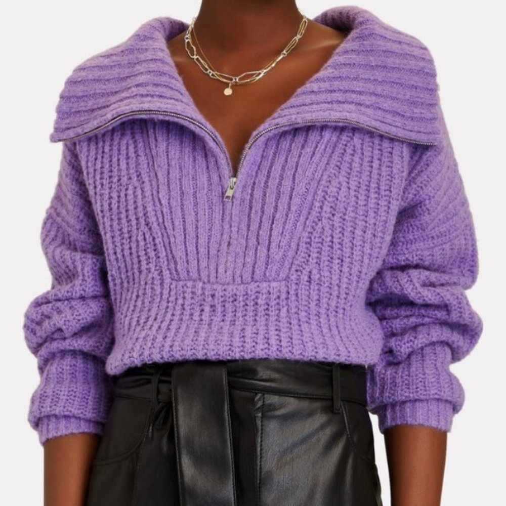 A.L.C. Everett Sweater Medium Amethyst